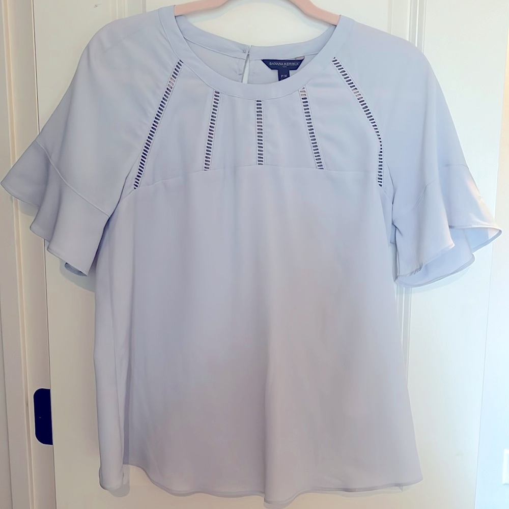 Banana Republic size MP blue blouse